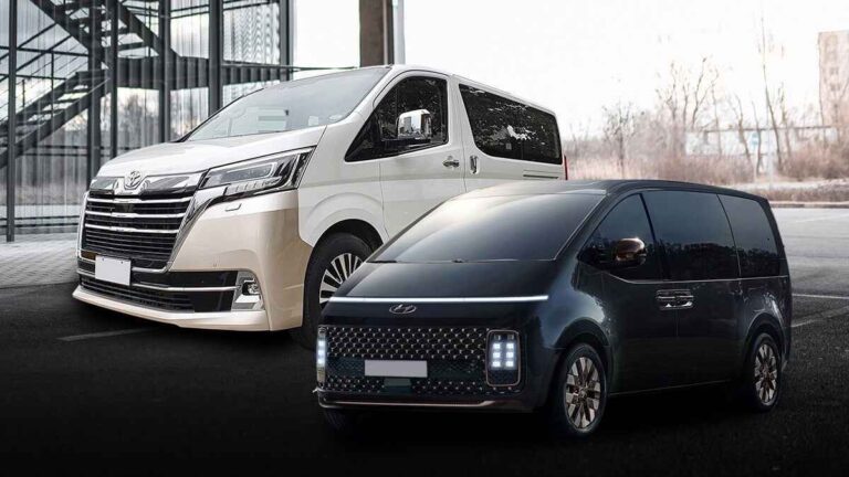 Hyundai Staria vs Toyota Hiace
